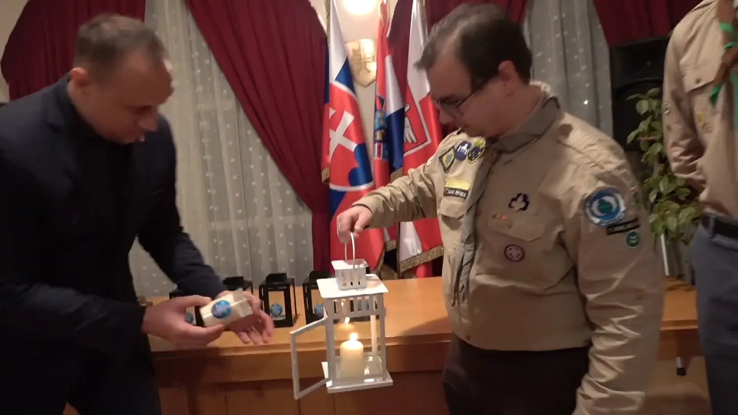 Betlehemské svetlo v Devínskej